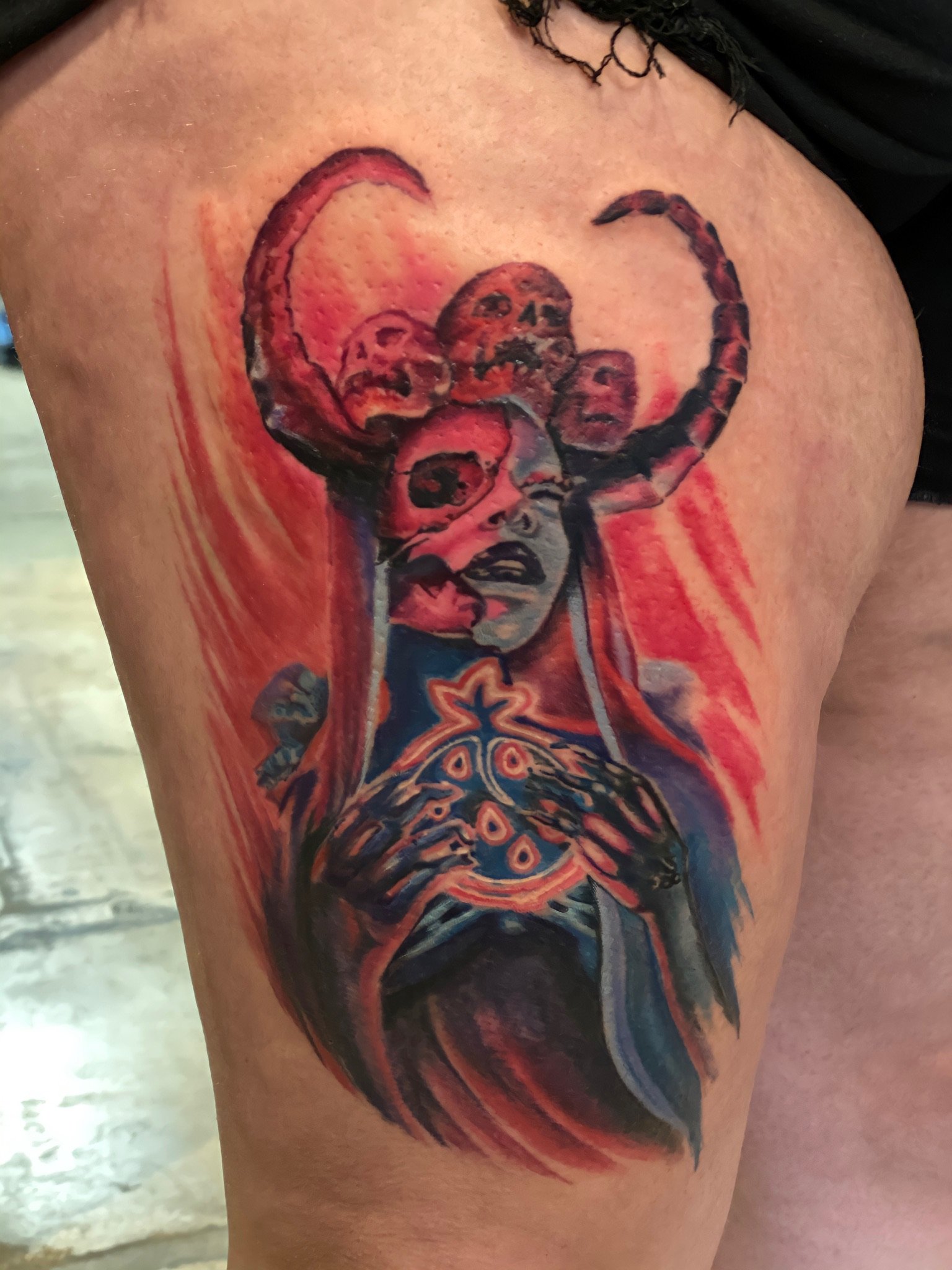 29 Best Creative And Unusual Demon Tattoo Designs | Demon tattoo, Tattoo  designs, Evil skull tattoo